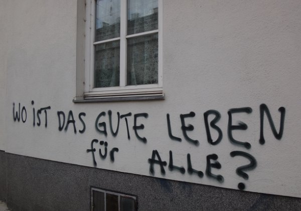 Graffiti -  Parolen u. Bekenntnisse